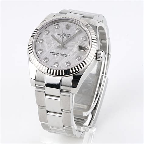 datejust meteorite dial.